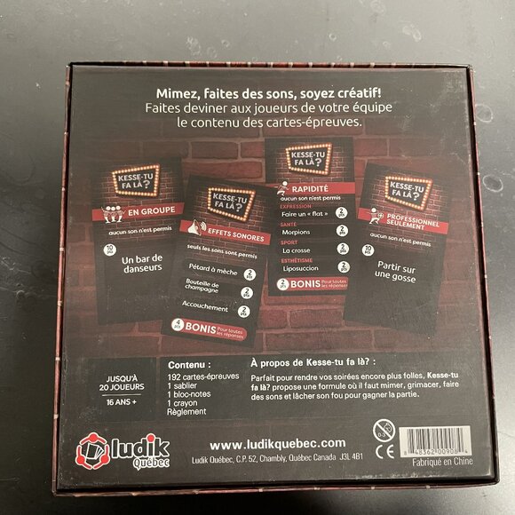 KESSE-TU FA LÀ? – Le jeu de mimes complètement fou ! - Picture 1 of 3